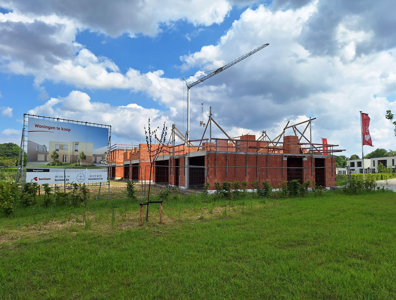 Bostoen Energiezuinige woningen Astene BegijnHof Werf