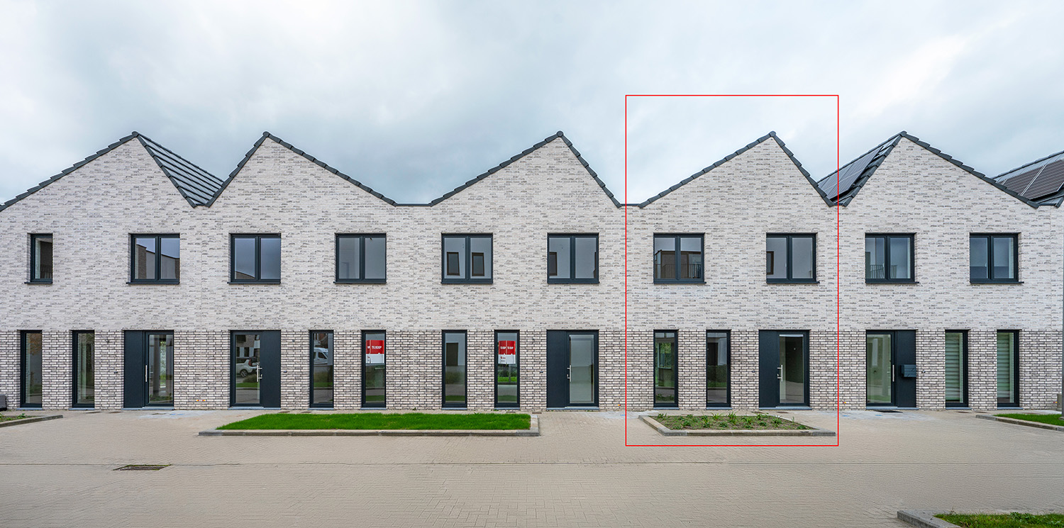 Bostoen instapklare energiezuinige nieuwbouwwoningen in Marke Het GoudenHof voorgevel