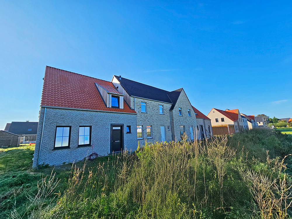 Bostoen Landelijke nieuwbouwwoningen Ramskapelle Hof Teghelrie Kijkwoning