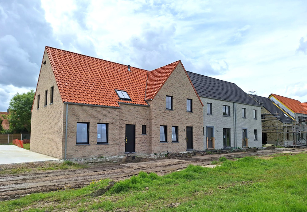 Bostoen Landelijke nieuwbouwwoningen Ramskapelle Hof Teghelrie